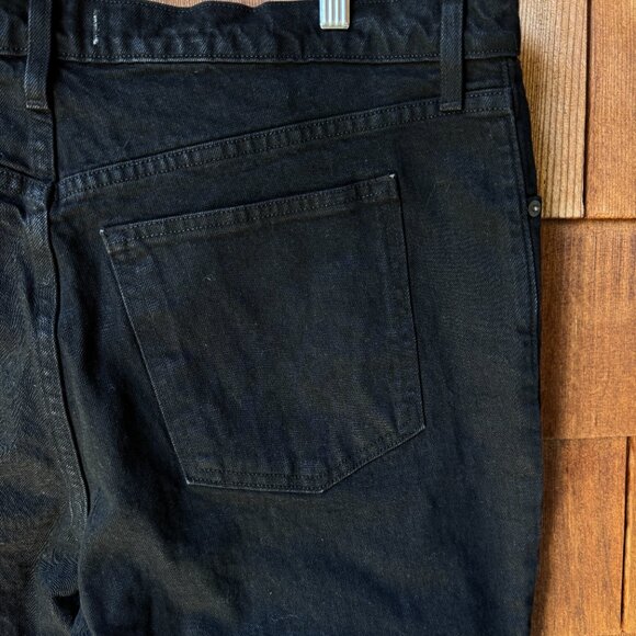 Abercrombie & Fitch Black Ultra High Rise 90s Straight Jeans in Women's 34/18L - Picture 11 of 14